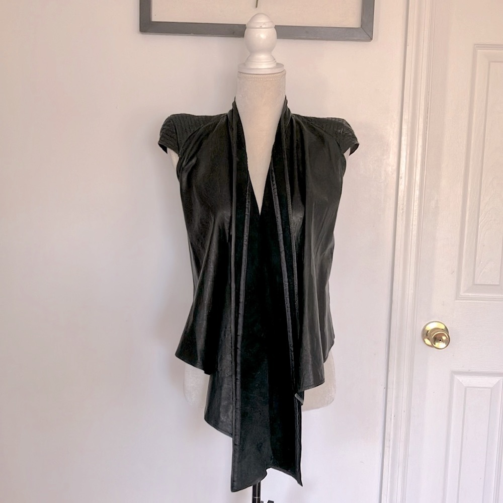 SKINGRAFT leather vest S